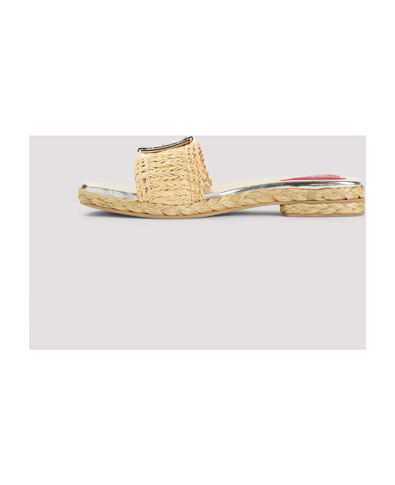 Strass Buckle Raffia 25 Espadrillas - 4