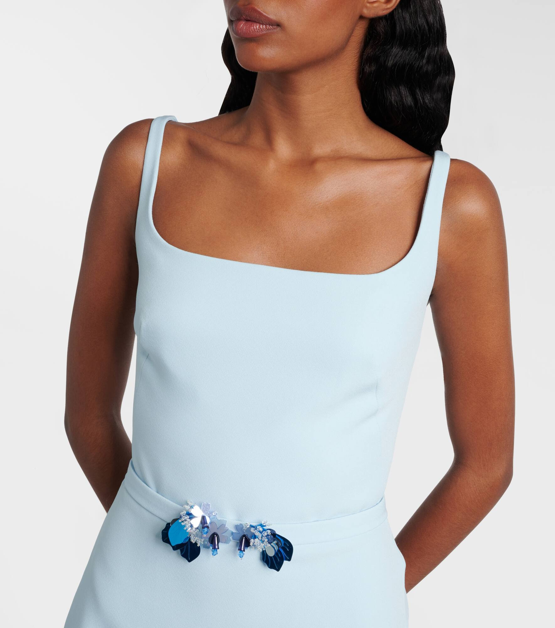 Kristena draped embellished gown - 4