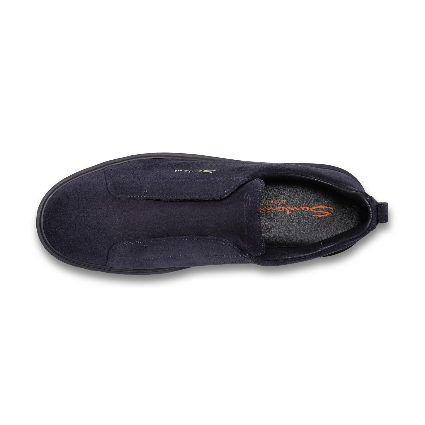 Men's blue suede slip-on sneaker - 5