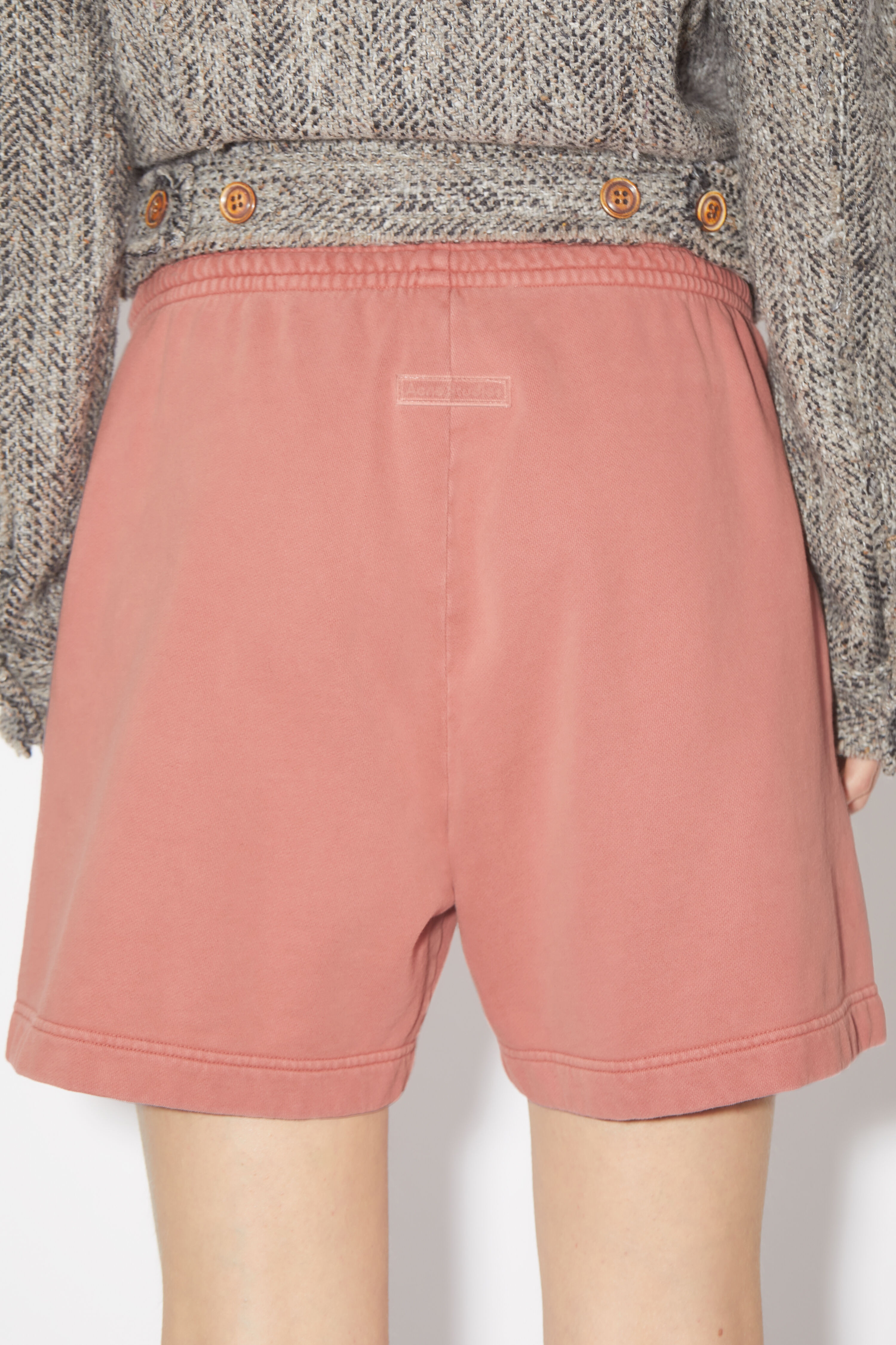 Cotton sweat shorts - Vintage Pink - 5
