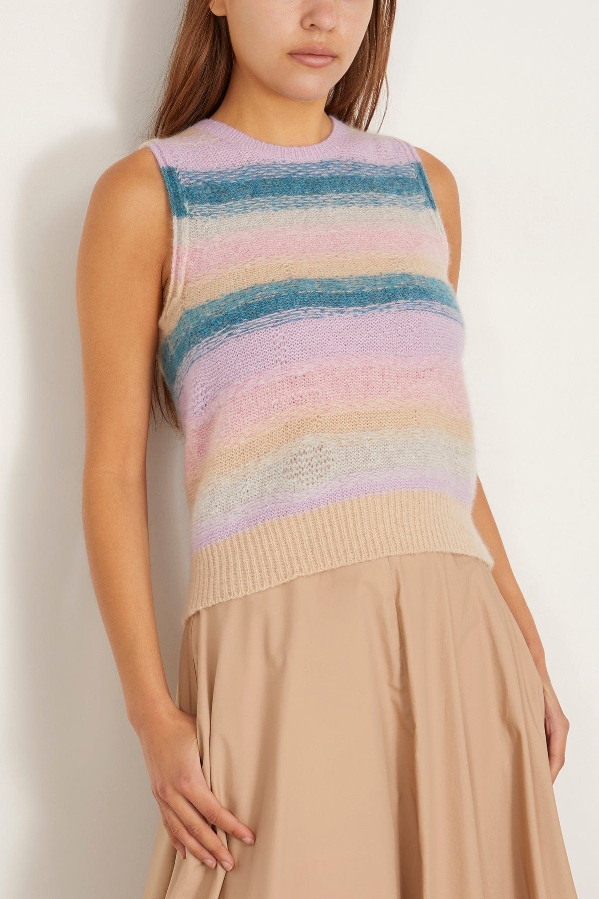 Luxury Love Top in Candy Stripe - 3