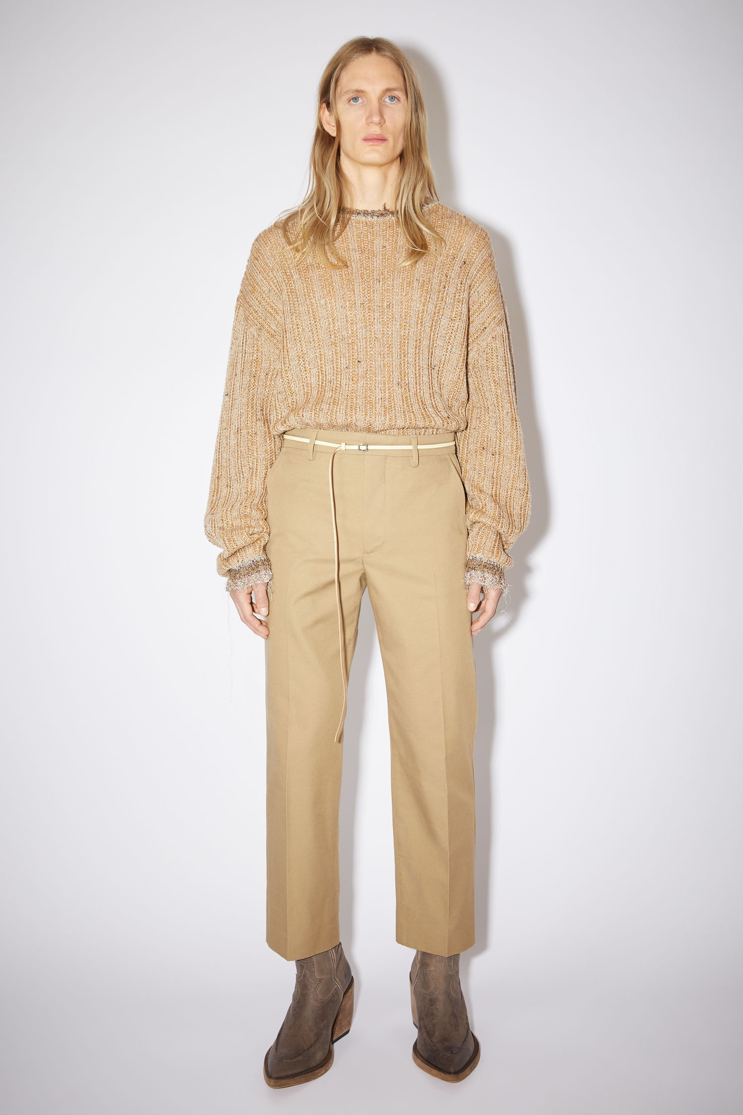 Pink label trousers - Sand beige - 2