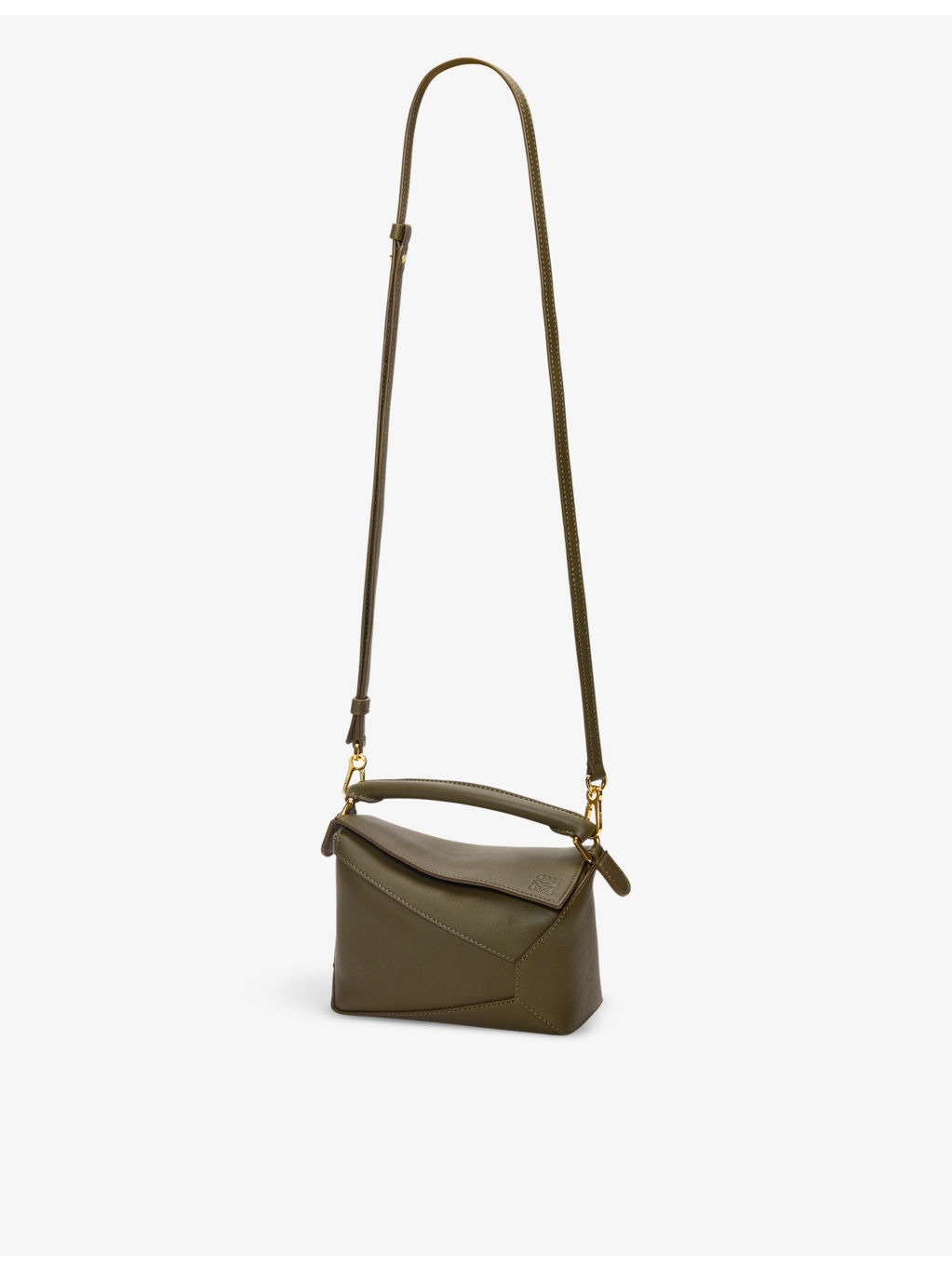 Puzzle Edge mini leather cross-body bag - 5
