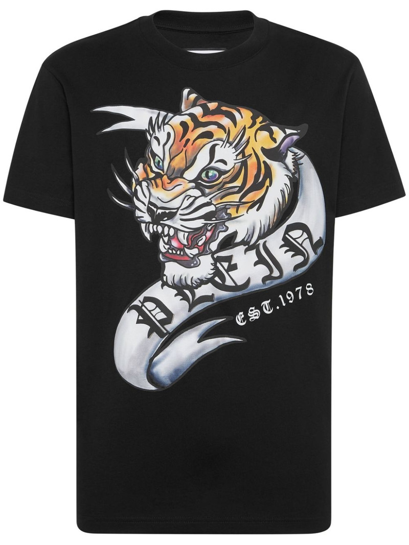 SS Tattoo tiger-printed t-shirt 1