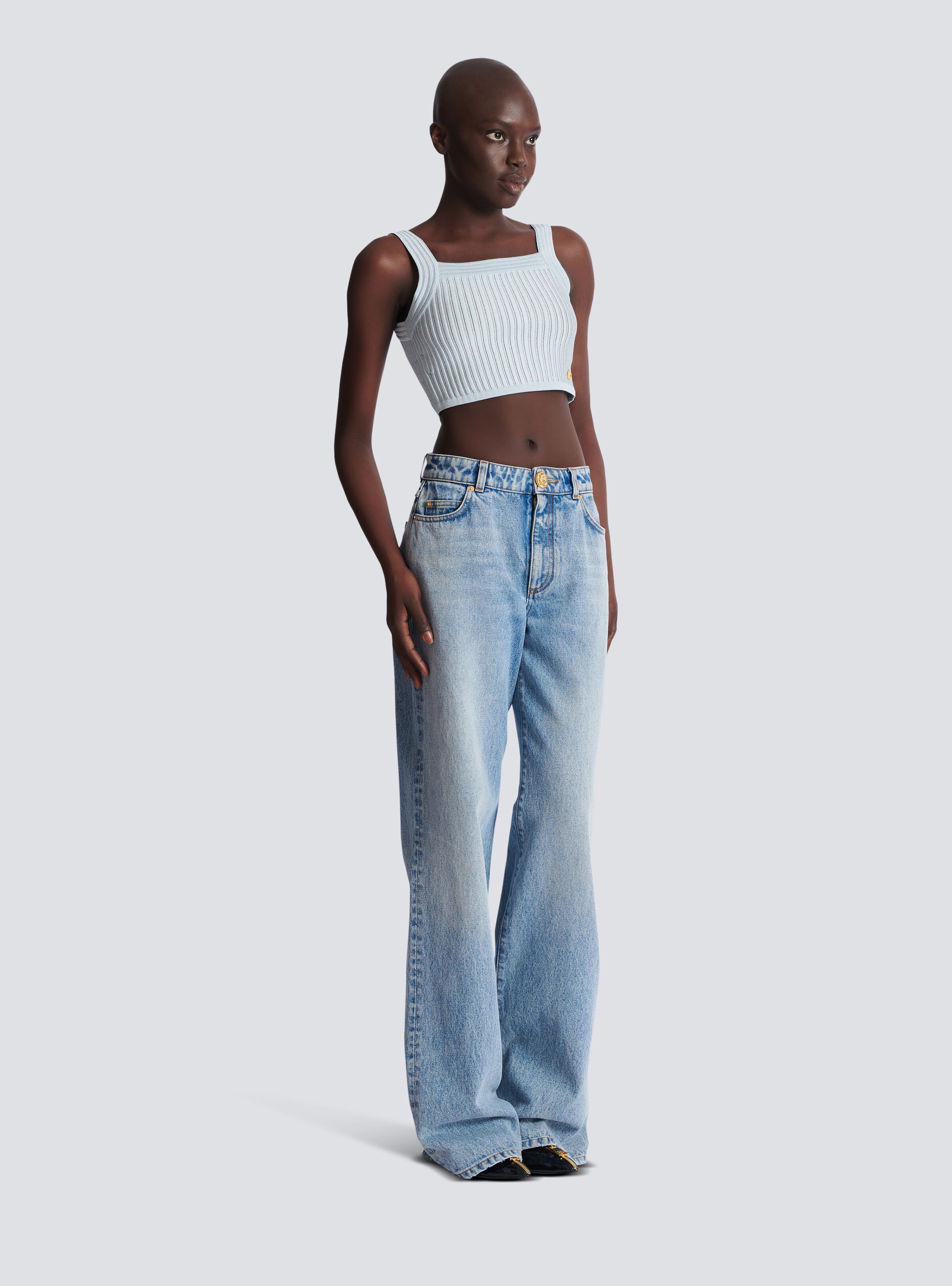 Textured knit top - 3