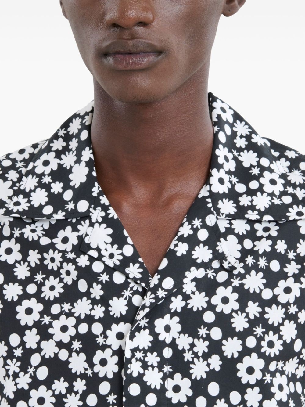 all-over floral print shirt - 5