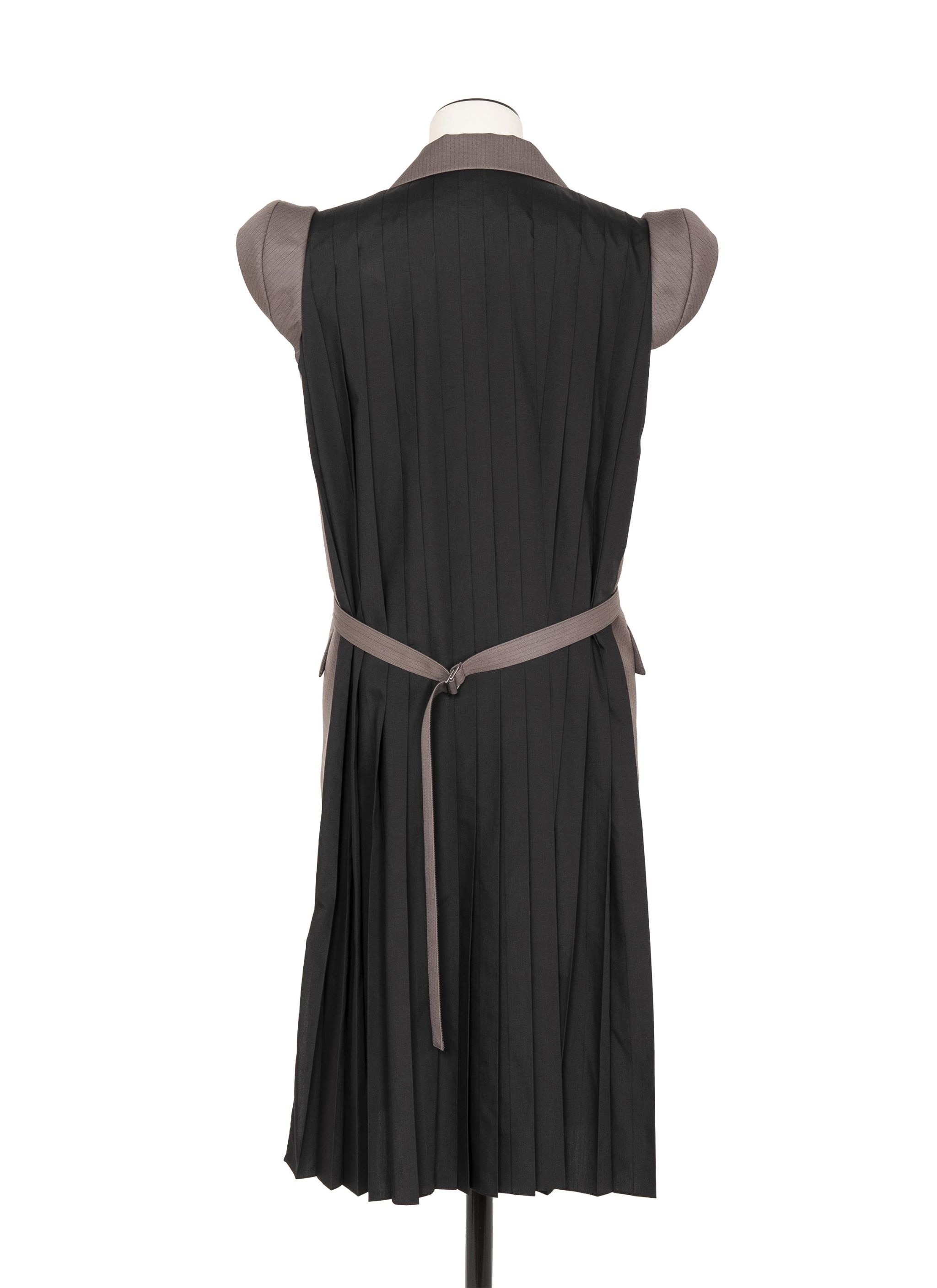 Doeskin Mix Long Vest - 3