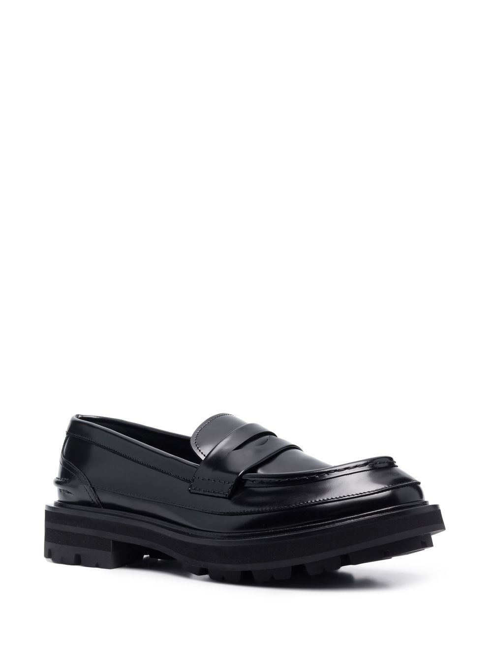 tread-sole penny-slot loafers - 2
