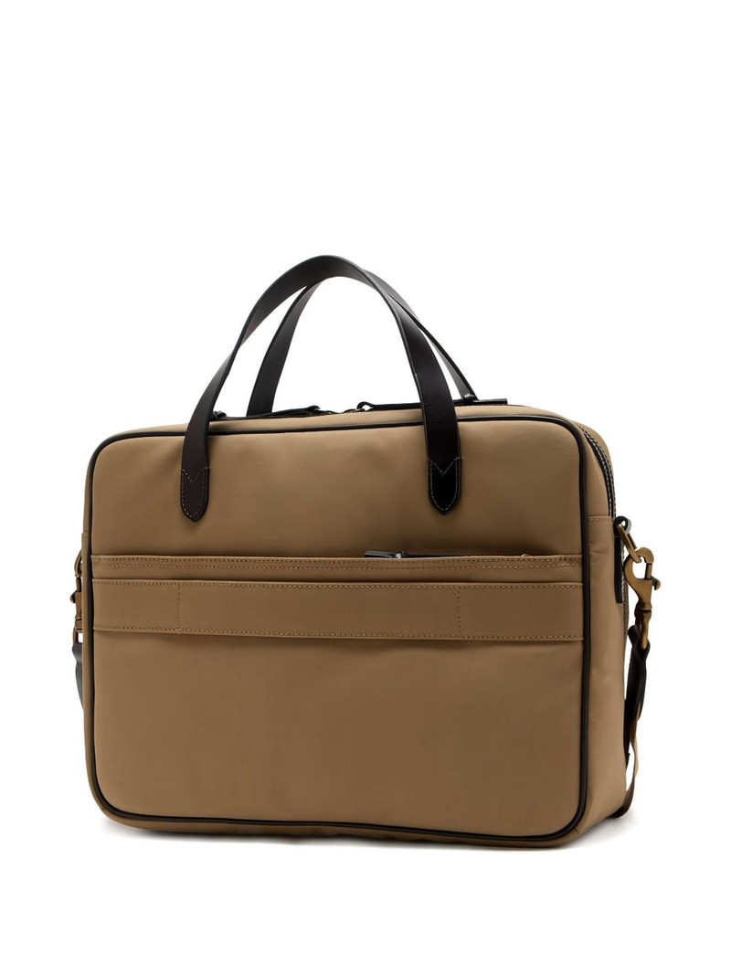 leather-trimmed laptop bag 3