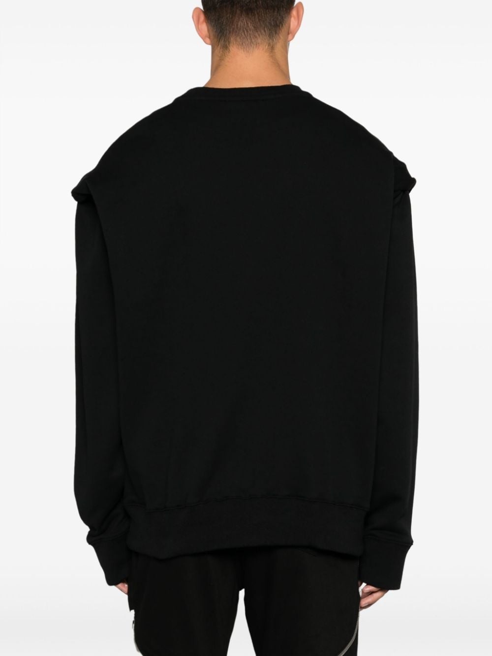 crew-neck cotton sweatshirt - 4