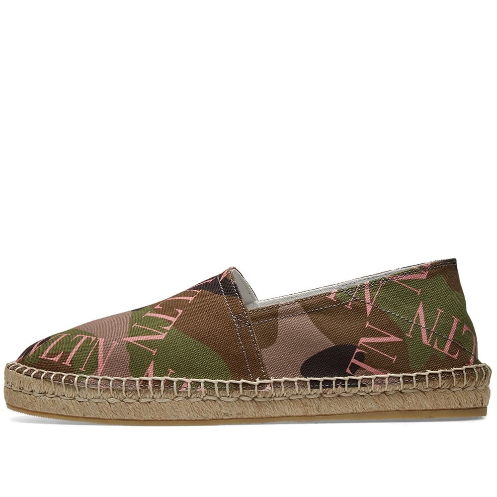 Valentino Grid Logo Espadrille - 2