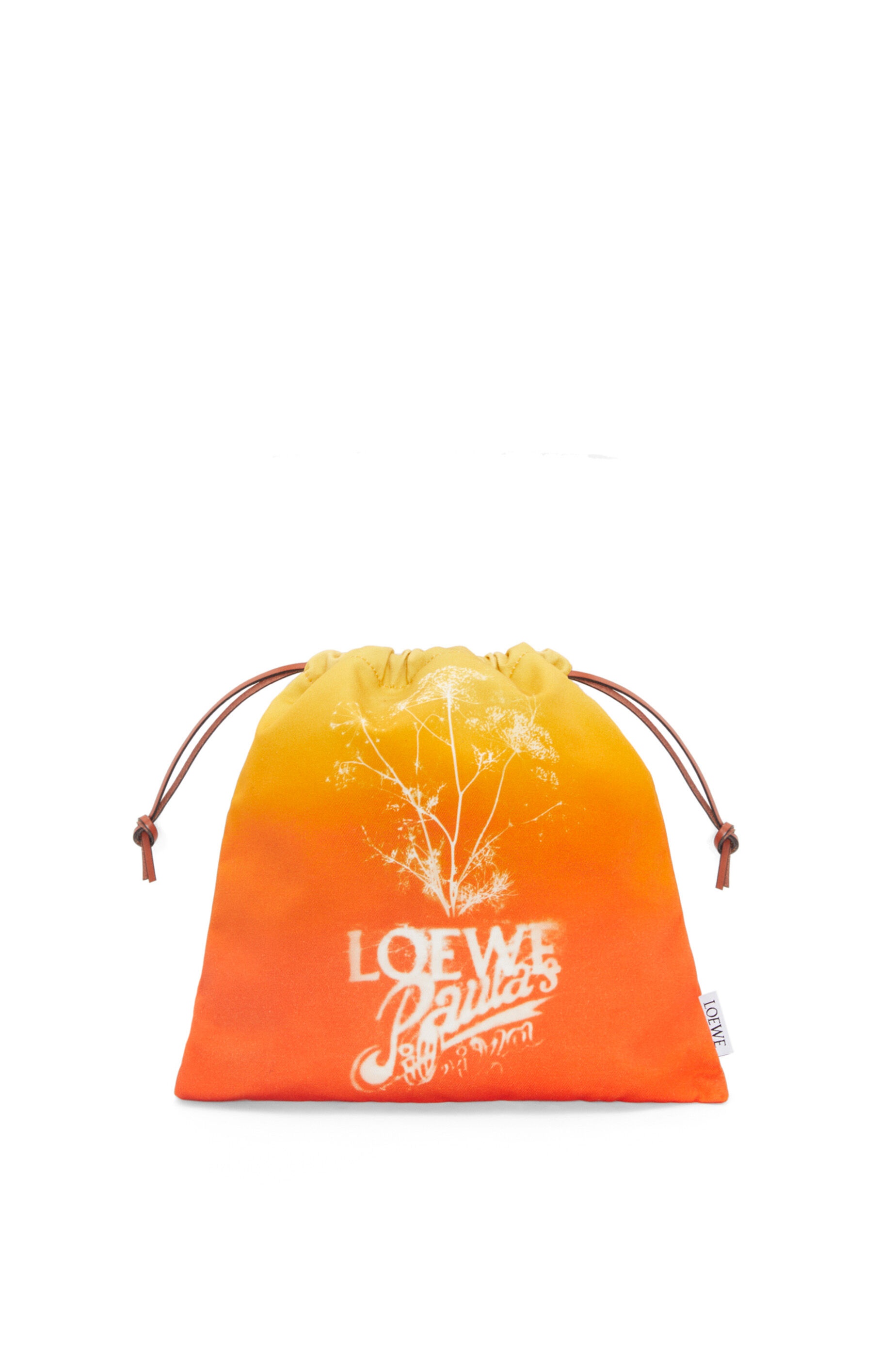 Fennel drawstring pouch in canvas - 1