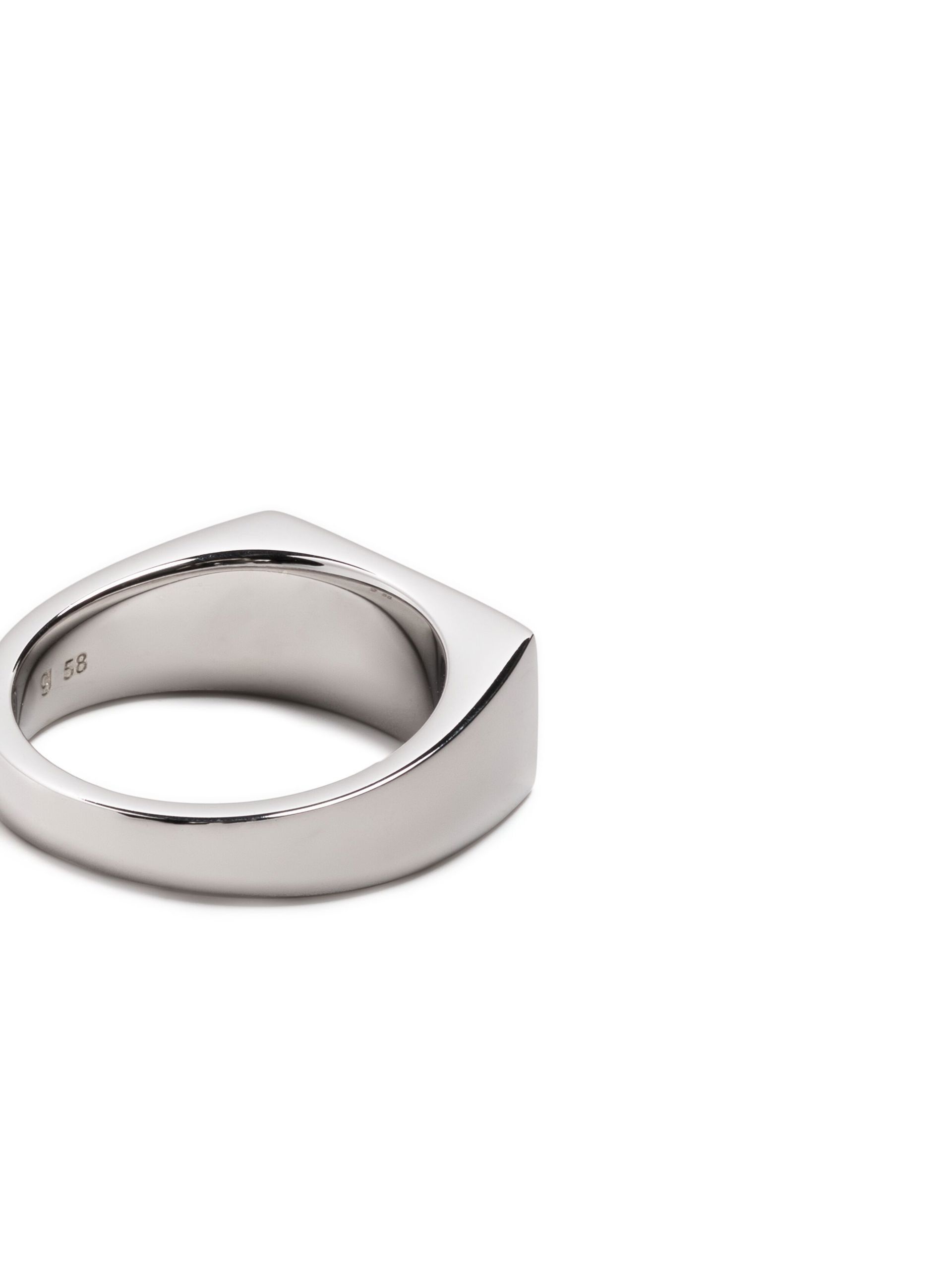 sterling silver Peaky ring - 4