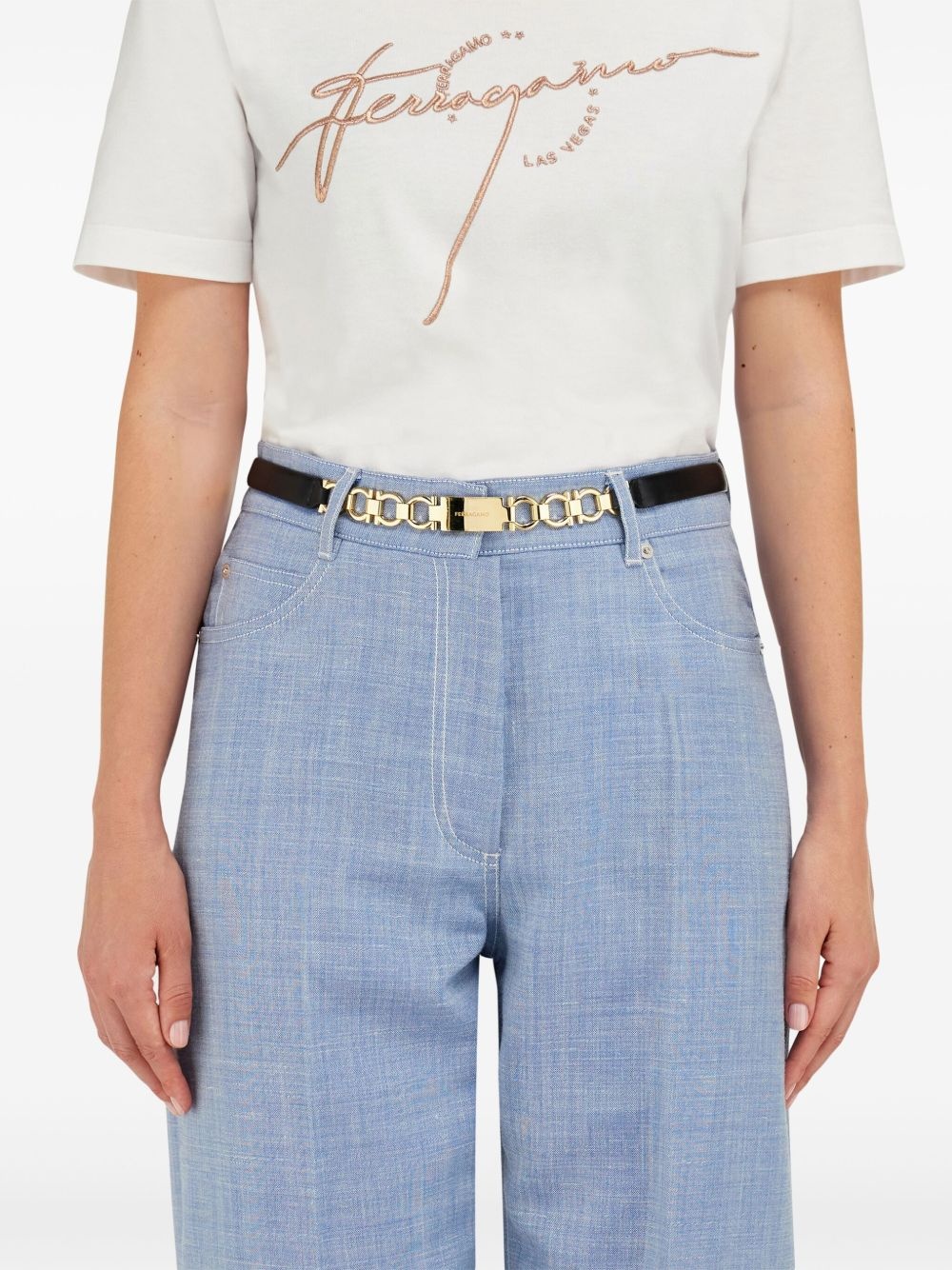 Extendable Gancini bijoux belt - 4
