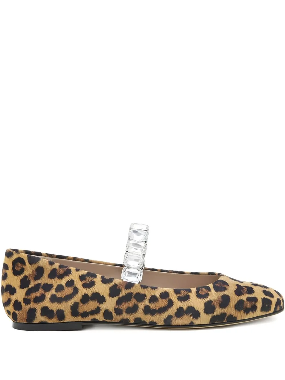 leopard-print ballet flats - 1