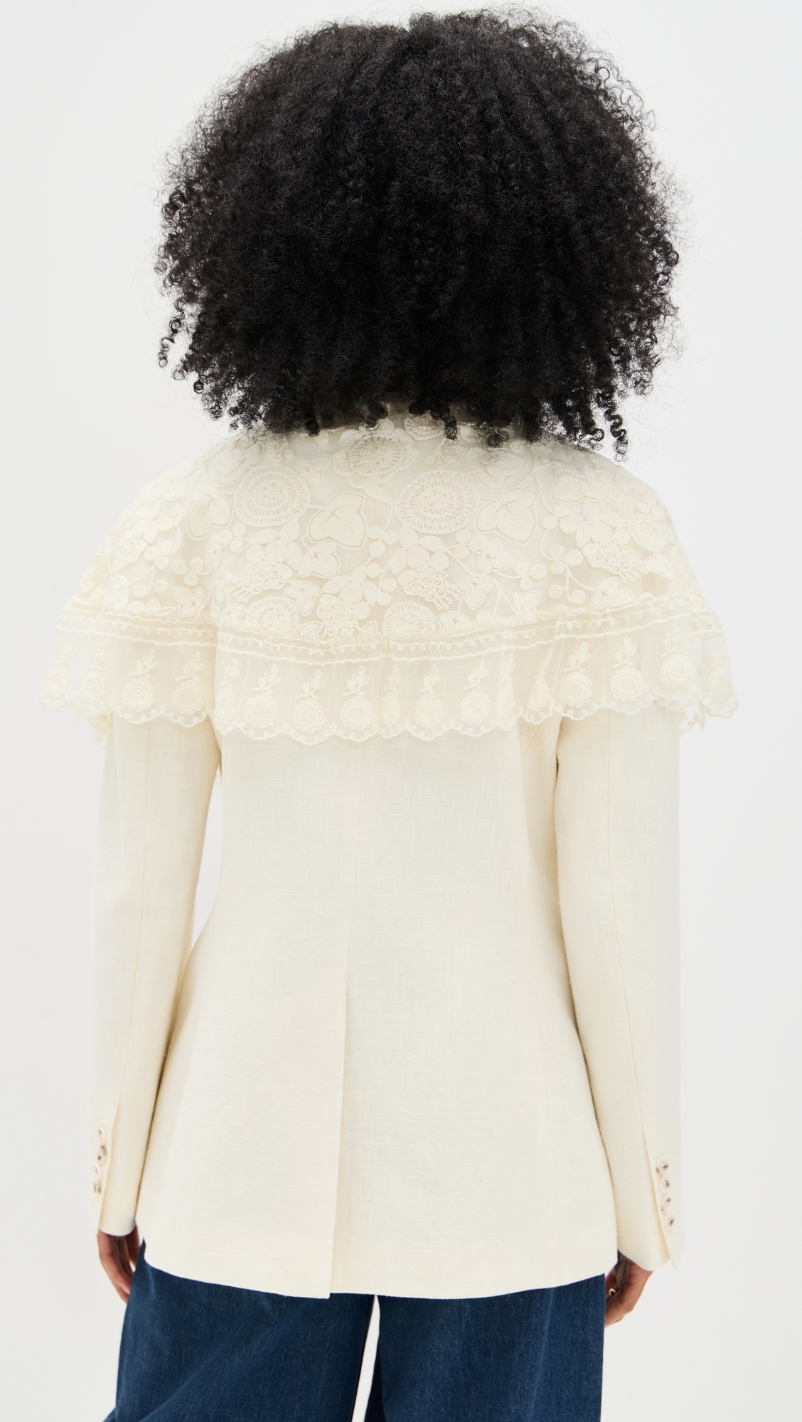 Arielle Lace Cape Jacket - 2