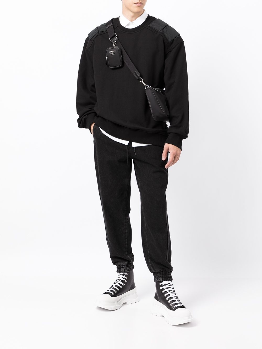 drawstring track pants - 2