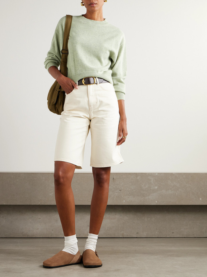 LE KASHA Menorca Mélange Organic Cashmere Sweater outlook