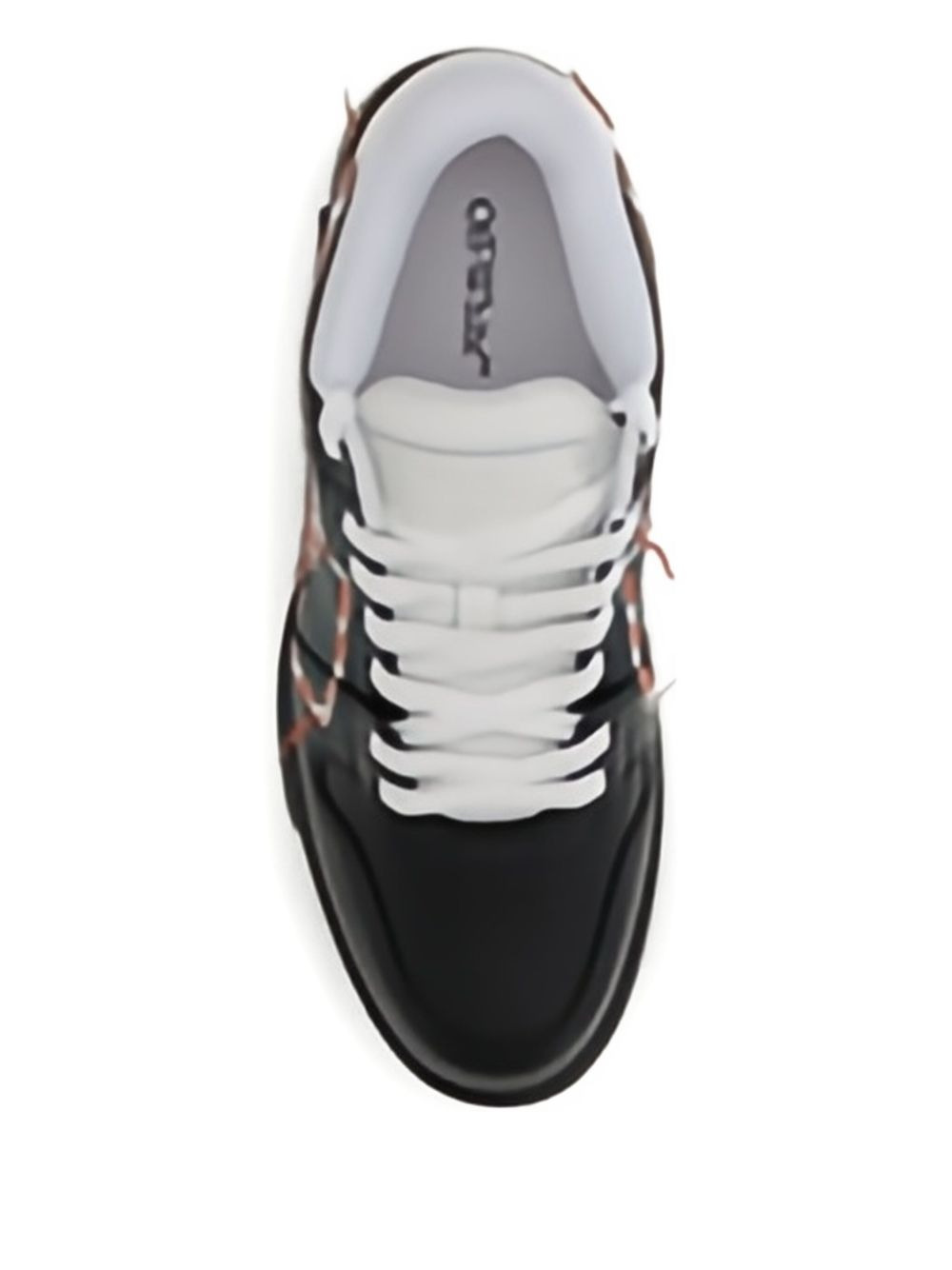 arrow-detail leather sneakers - 3