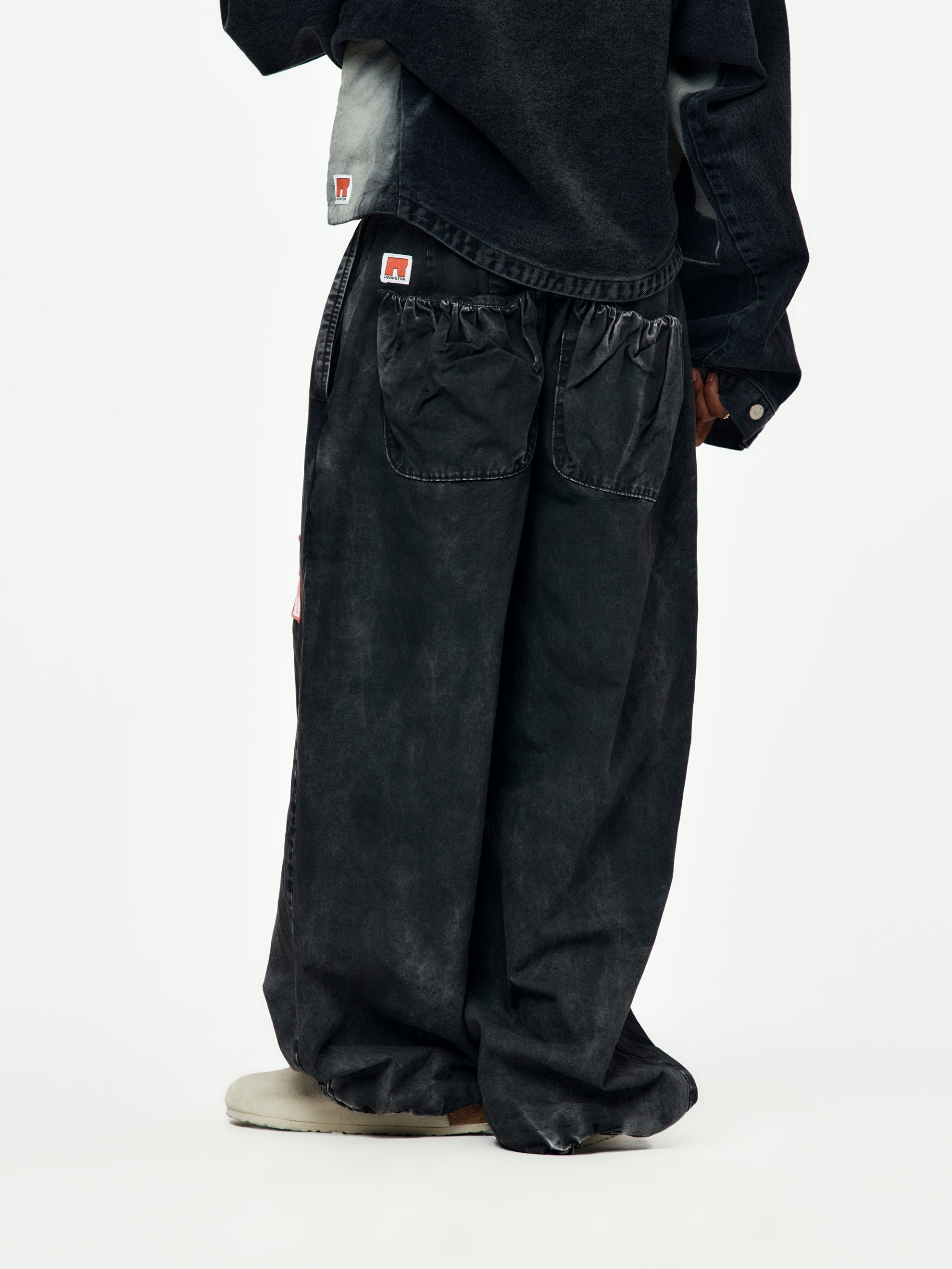 RRR123 PENTA PANT (WASHED BLACK) - 3