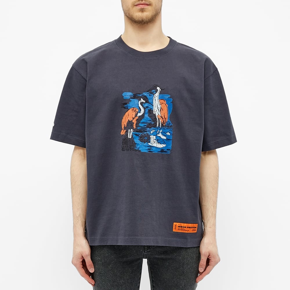 Heron Preston Embroidered Herons Regular Tee - 5