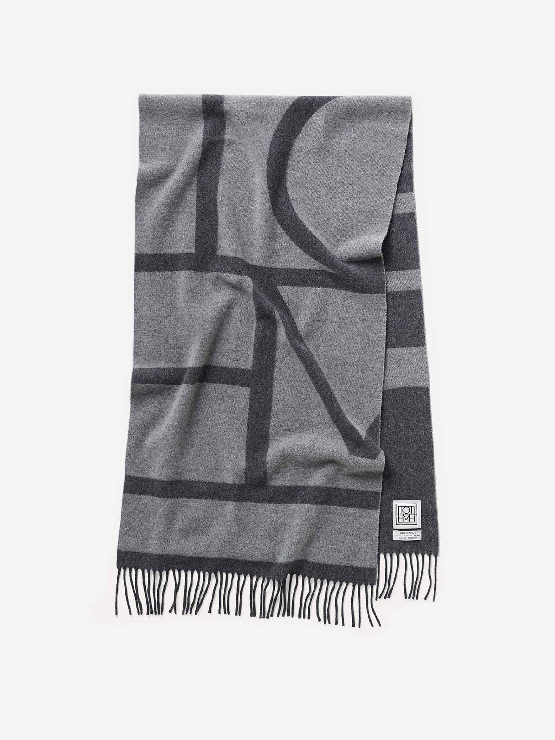 MONOGRAM JACQUARD SCARF - 1