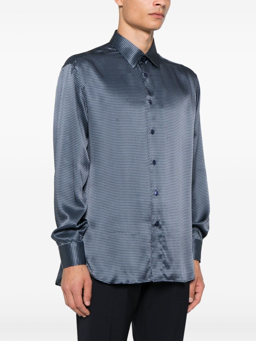 geometric-pattern shirt - 3