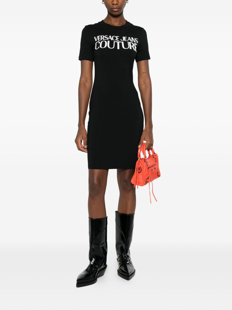 VERSACE JEANS COUTURE logo-print dress outlook