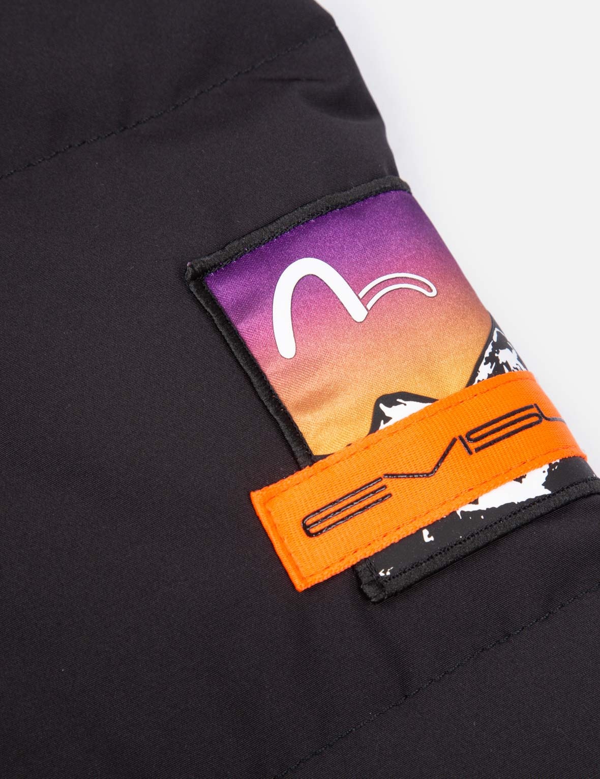 Logo Print Convertible Longline Down Parka - 14