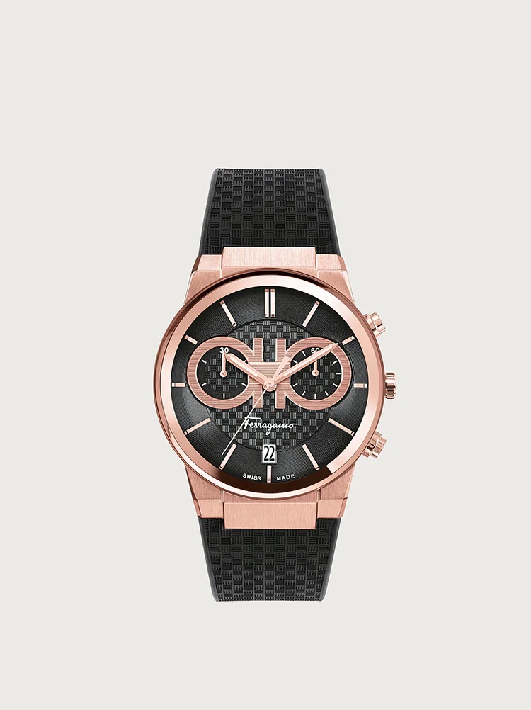 FERRAGAMO SAPPHIRE CHRONO WATCH - 1