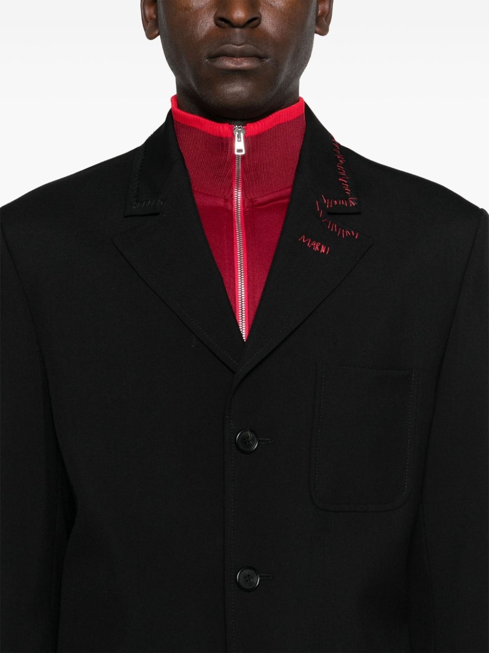 wool blazer - 5