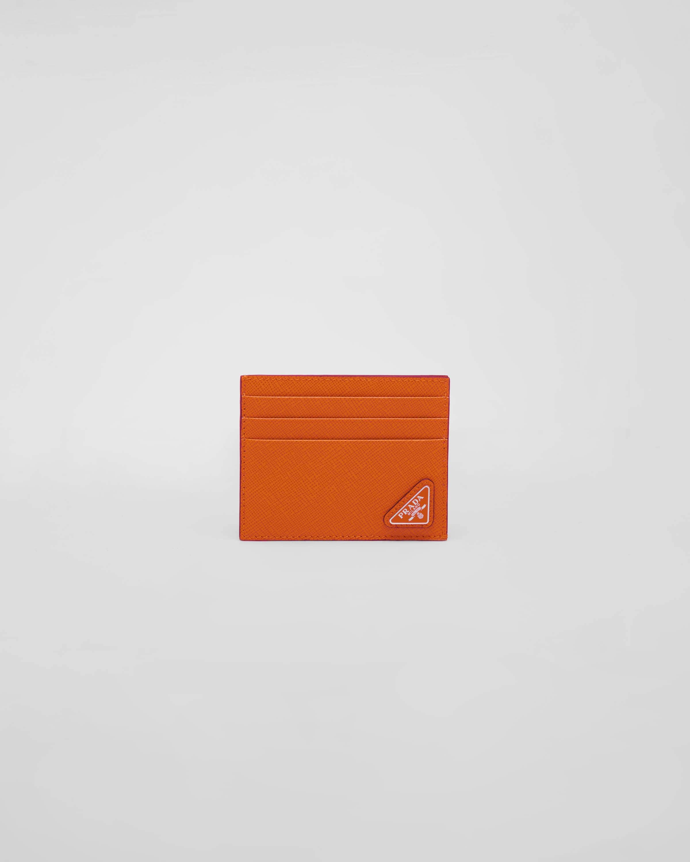 Saffiano leather card holder - 1