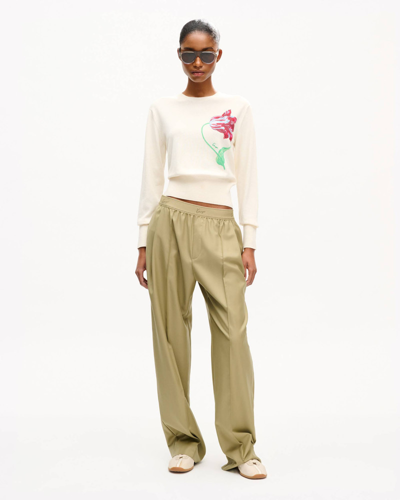KENZO 'KENZO Tulip' jumper in cotton wool outlook