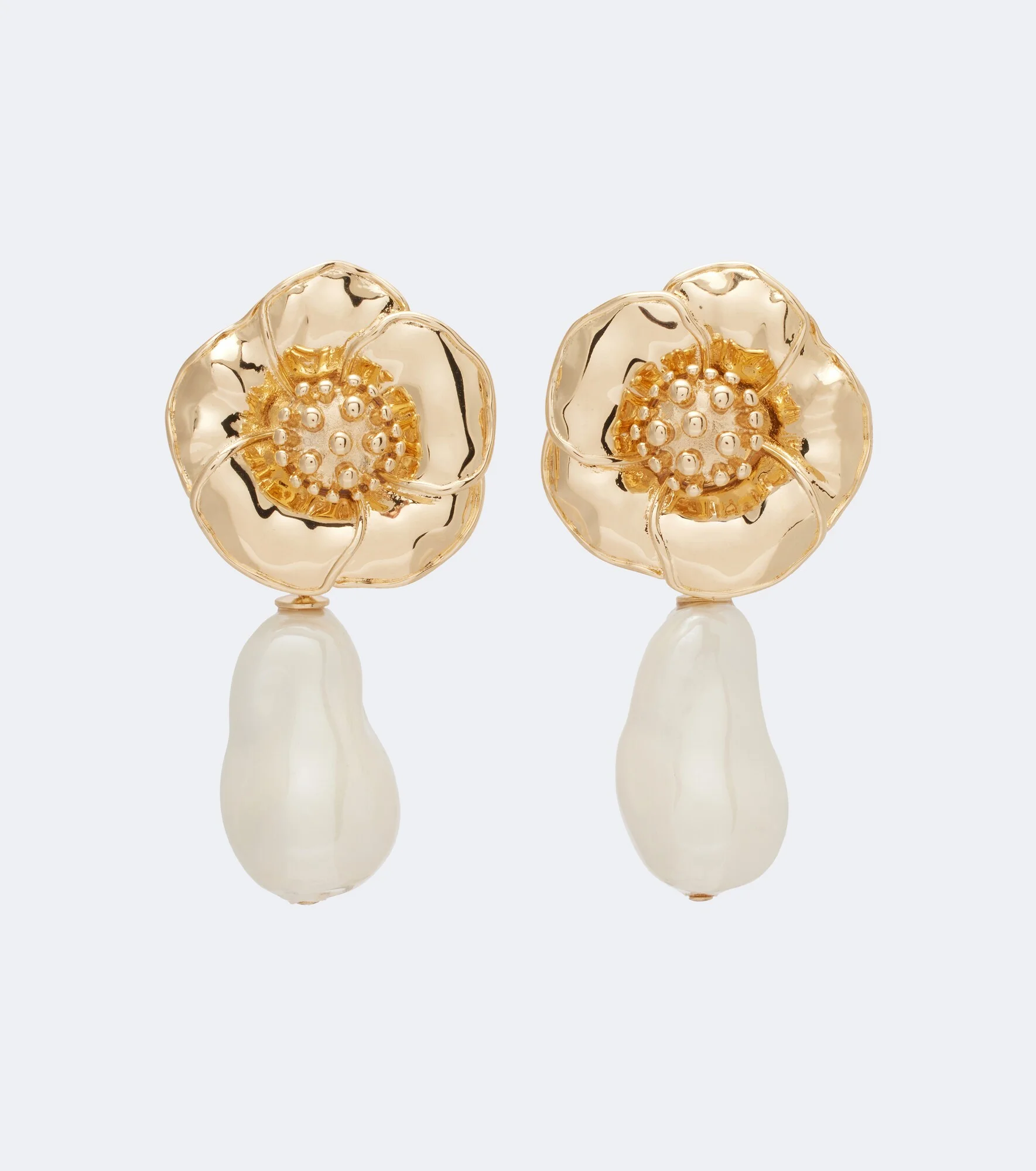 Embellished clip-on earrings - 1