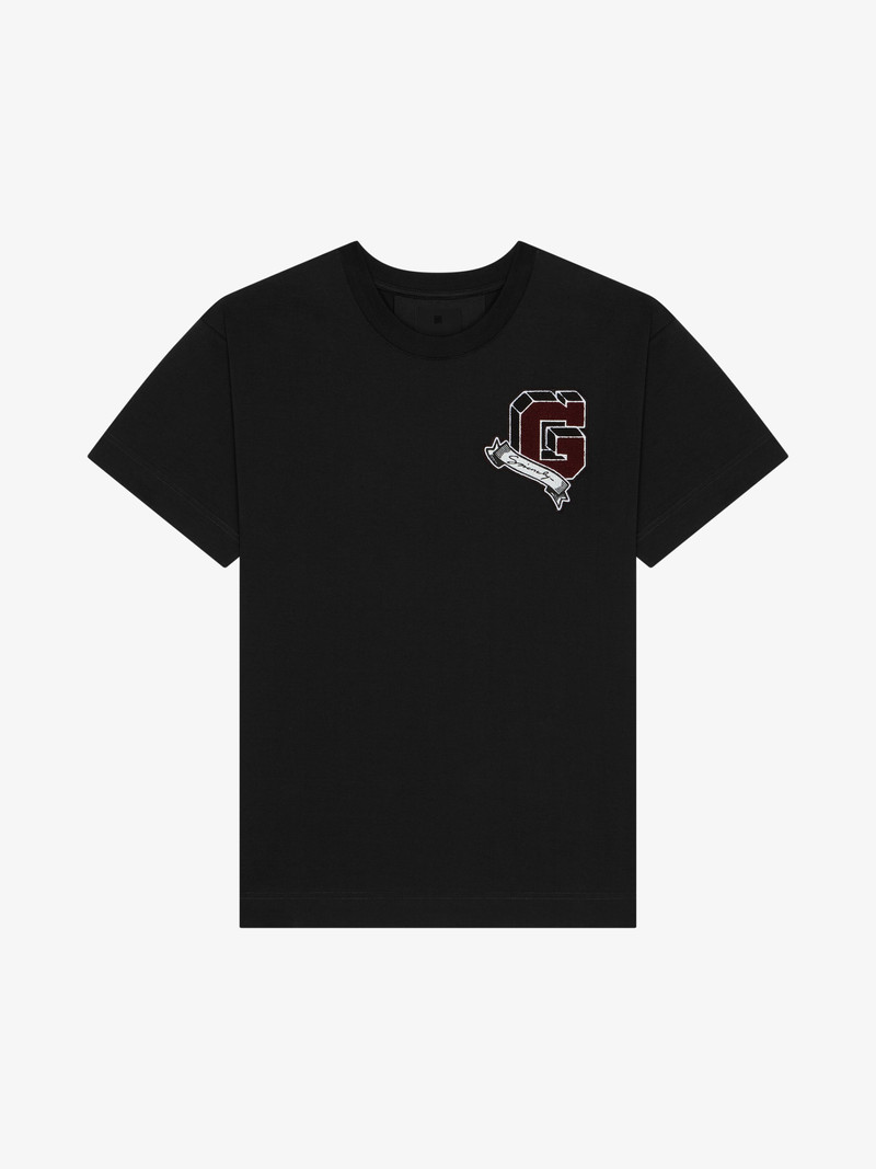 GIVENCHY COLLEGE T-SHIRT IN COTTON - 1