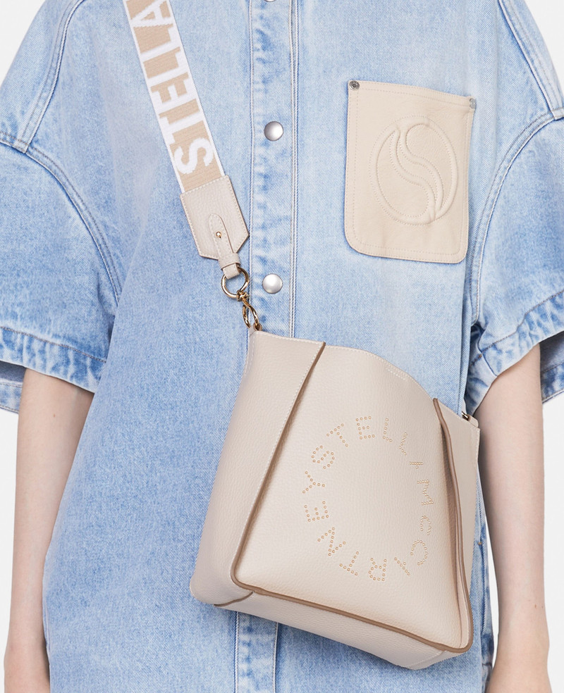 Logo Studded Grainy Alter Mat Shoulder Bag 2