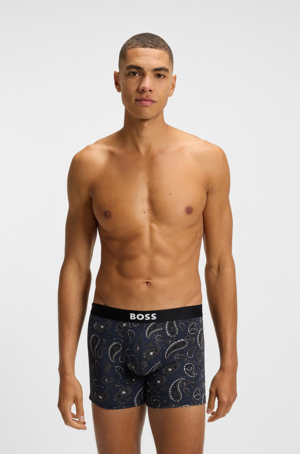 THREE-PACK OF BOXER BRIEFS IN STRETCH COTTON - 2