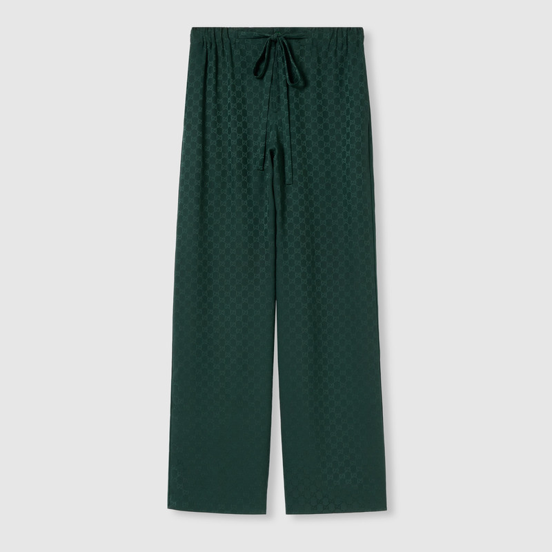 GG silk jacquard jogging pant 1
