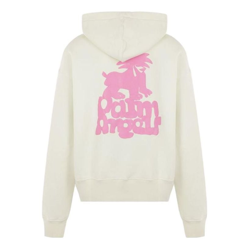 Palm Angels SS23 Leon Classic Hoodie 'Pale Green Fuchsia' PMBB058E23FLE0045432 - 2