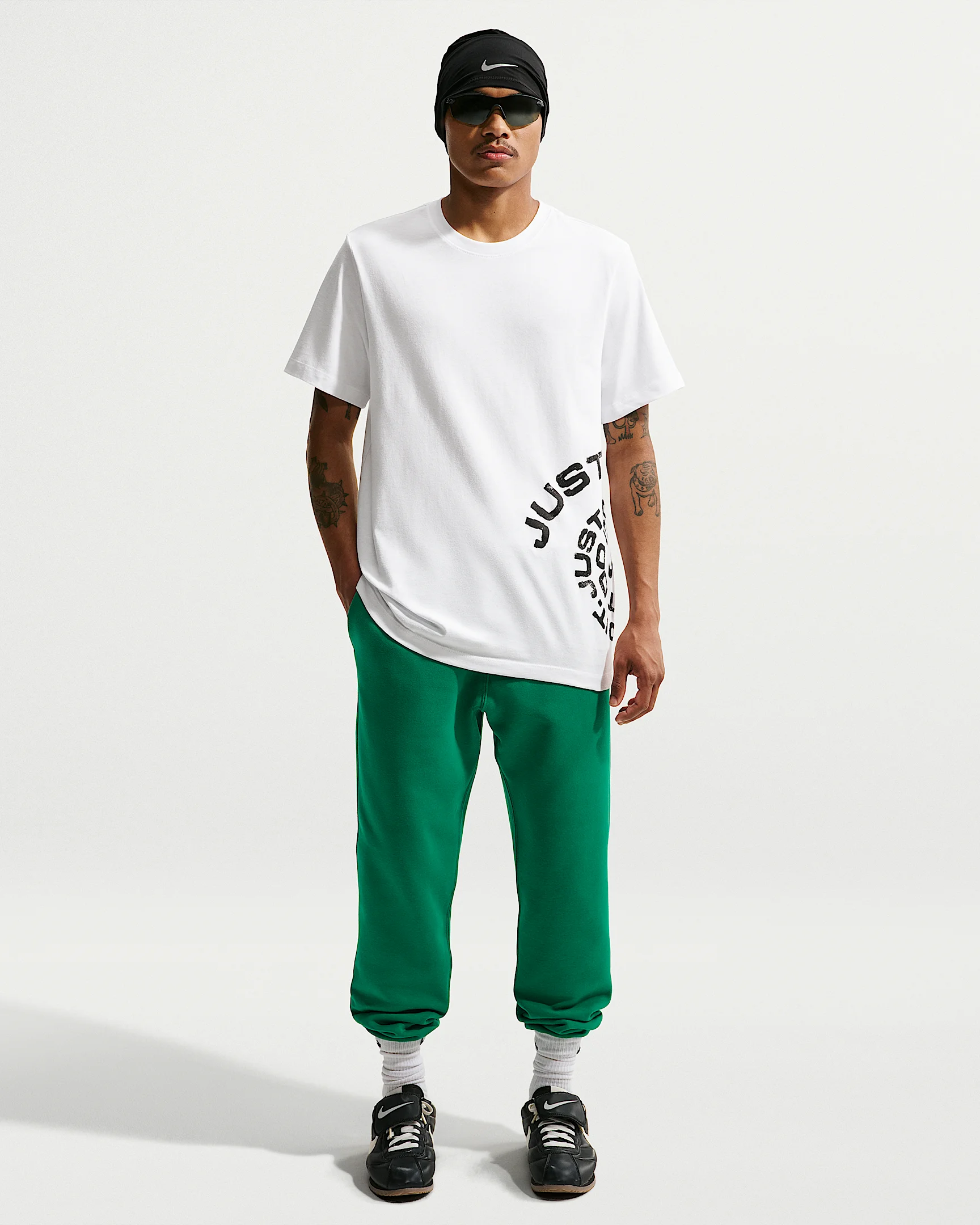 Nike Club Men's Cuffed Brushed Fleece Pants - 1