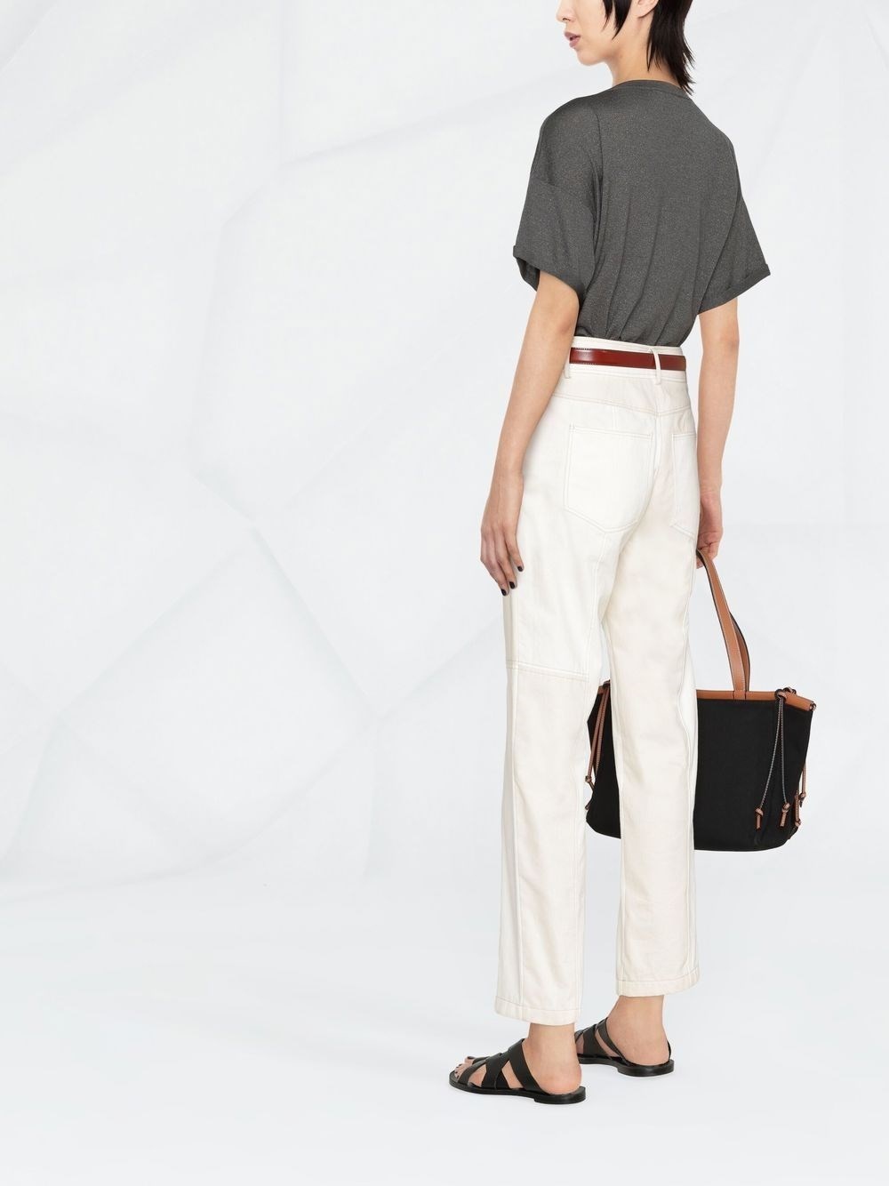 Cashmere and silk t-shirt - 3