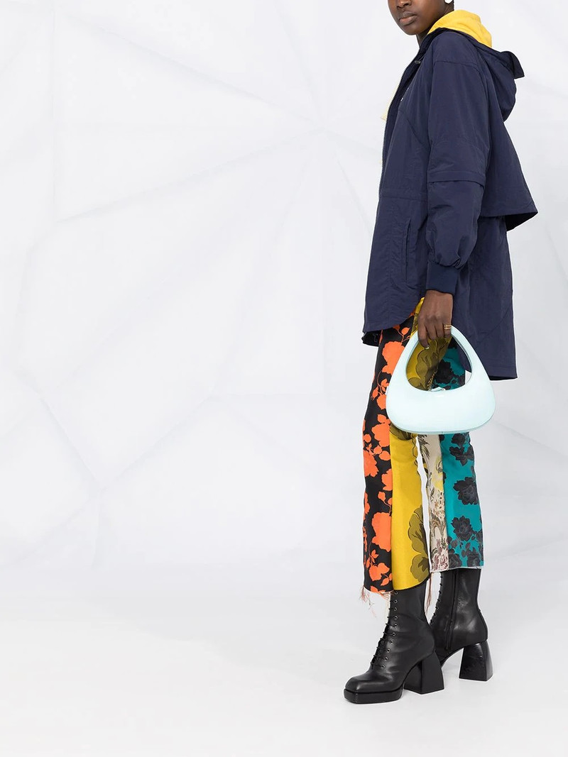 'Little X' hooded parka 6