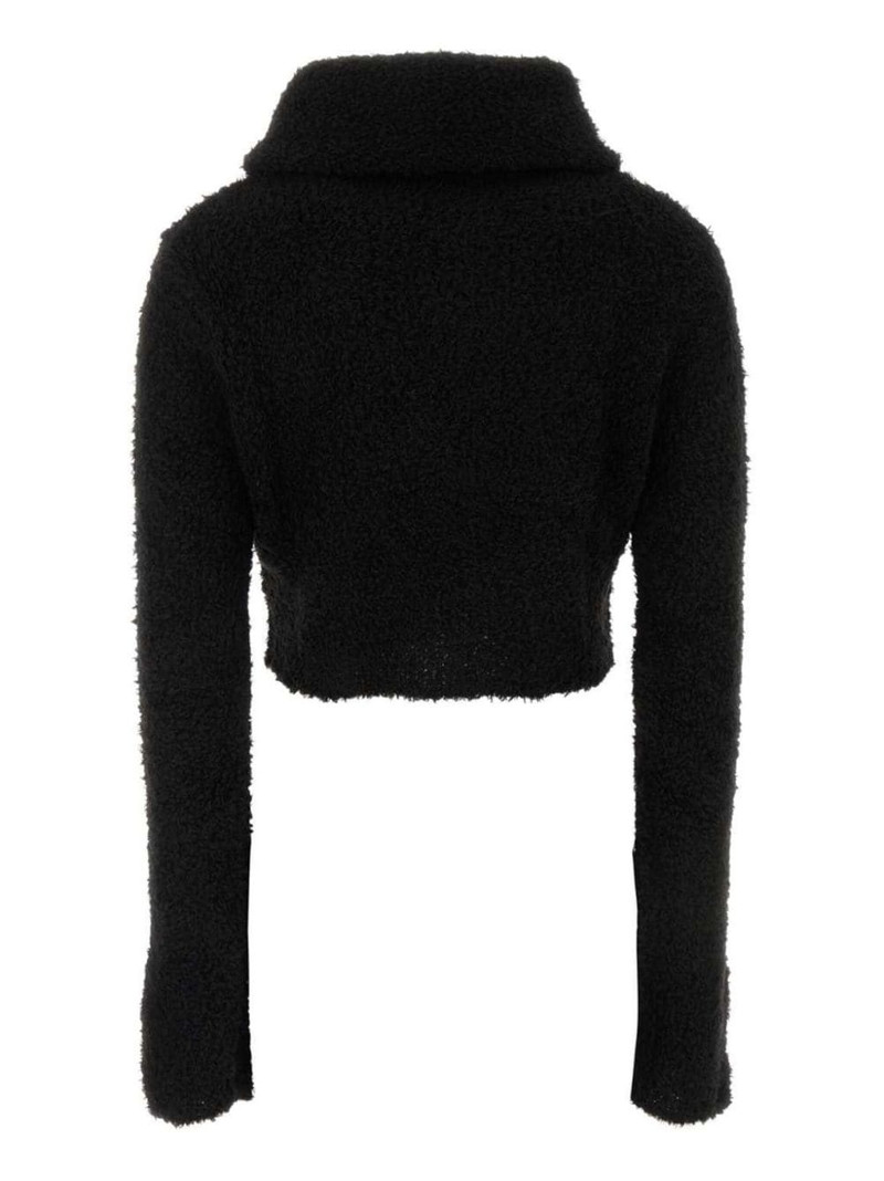 SAINT LAURENT brushed-finish jumper outlook