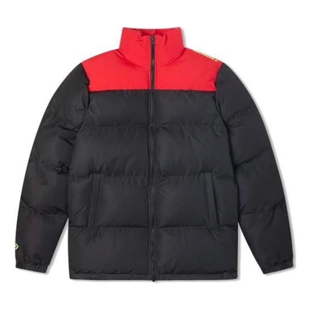 Converse Colorblock Down Jacket 'Black Red' 10020541-A01 - 1