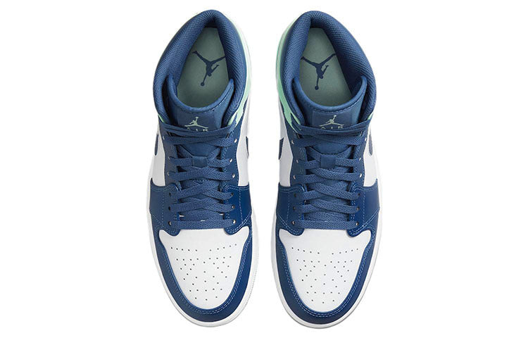 Air Jordan 1 Mid 'Blue Mint' 554724-413 - 4