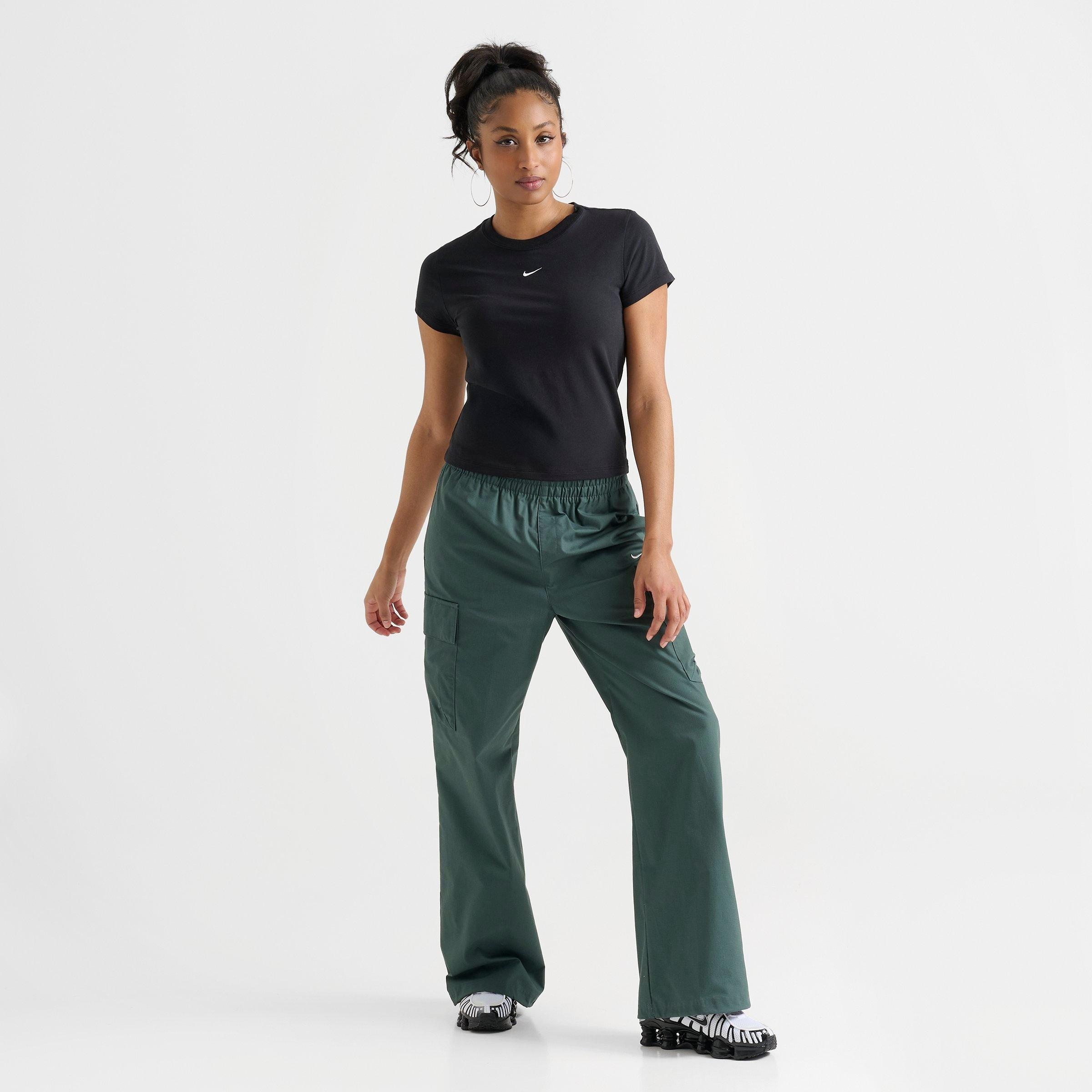 WOMEN'S NIKE SPORTSWEAR CHILL KNIT MOD CROP T-SHIRT - 2