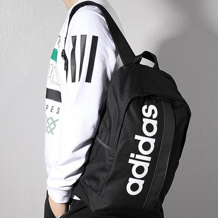 adidas Linear Core Backpack 'Black White' DT4825 - 6