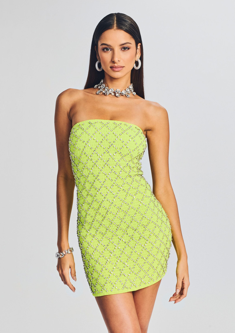 FELICITY EMBELLISHED CHIFFON DRESS 5