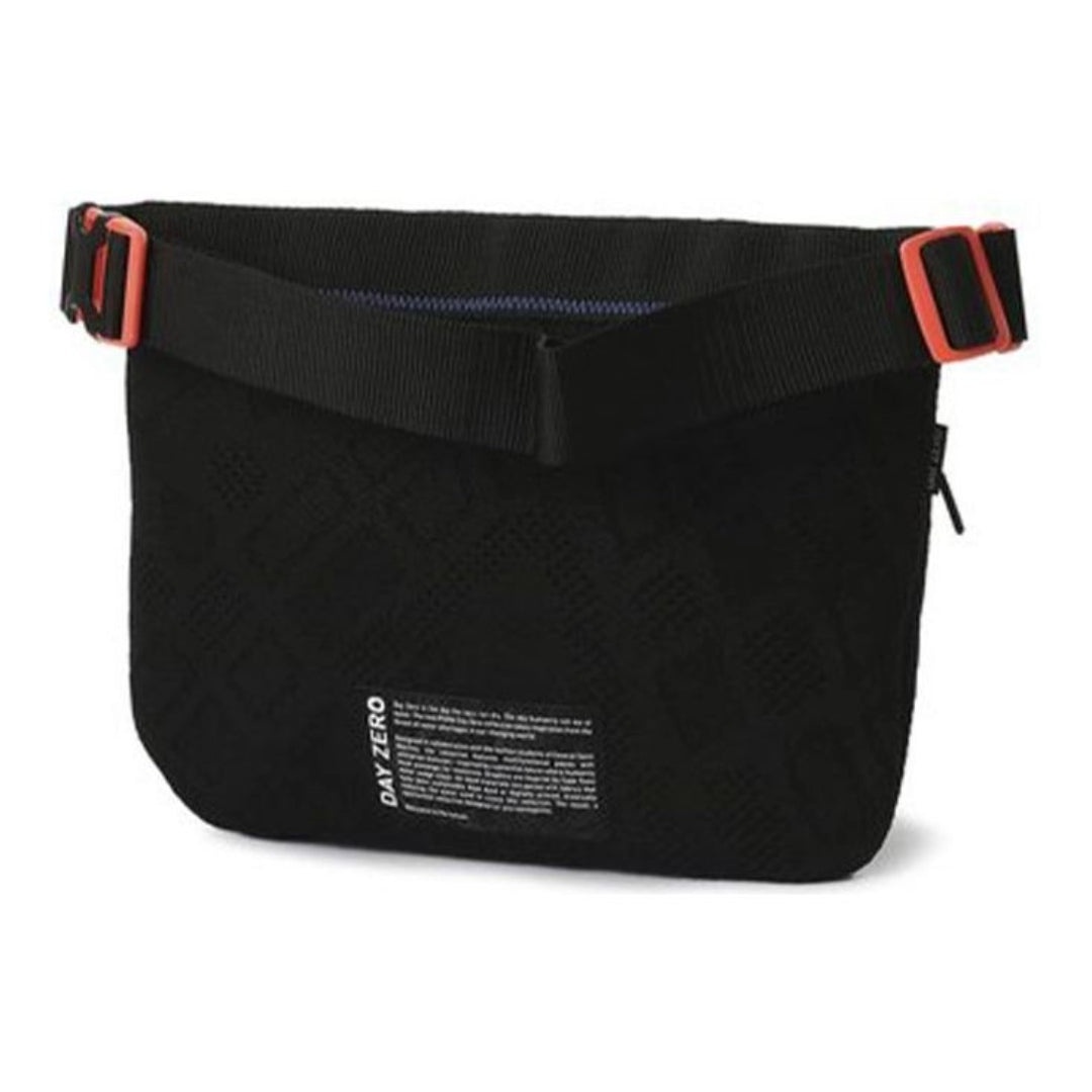PUMA x CENTRAL SAINT MARTINS Knit Waist Bag 'Black Orange Green' 077228-01 - 2