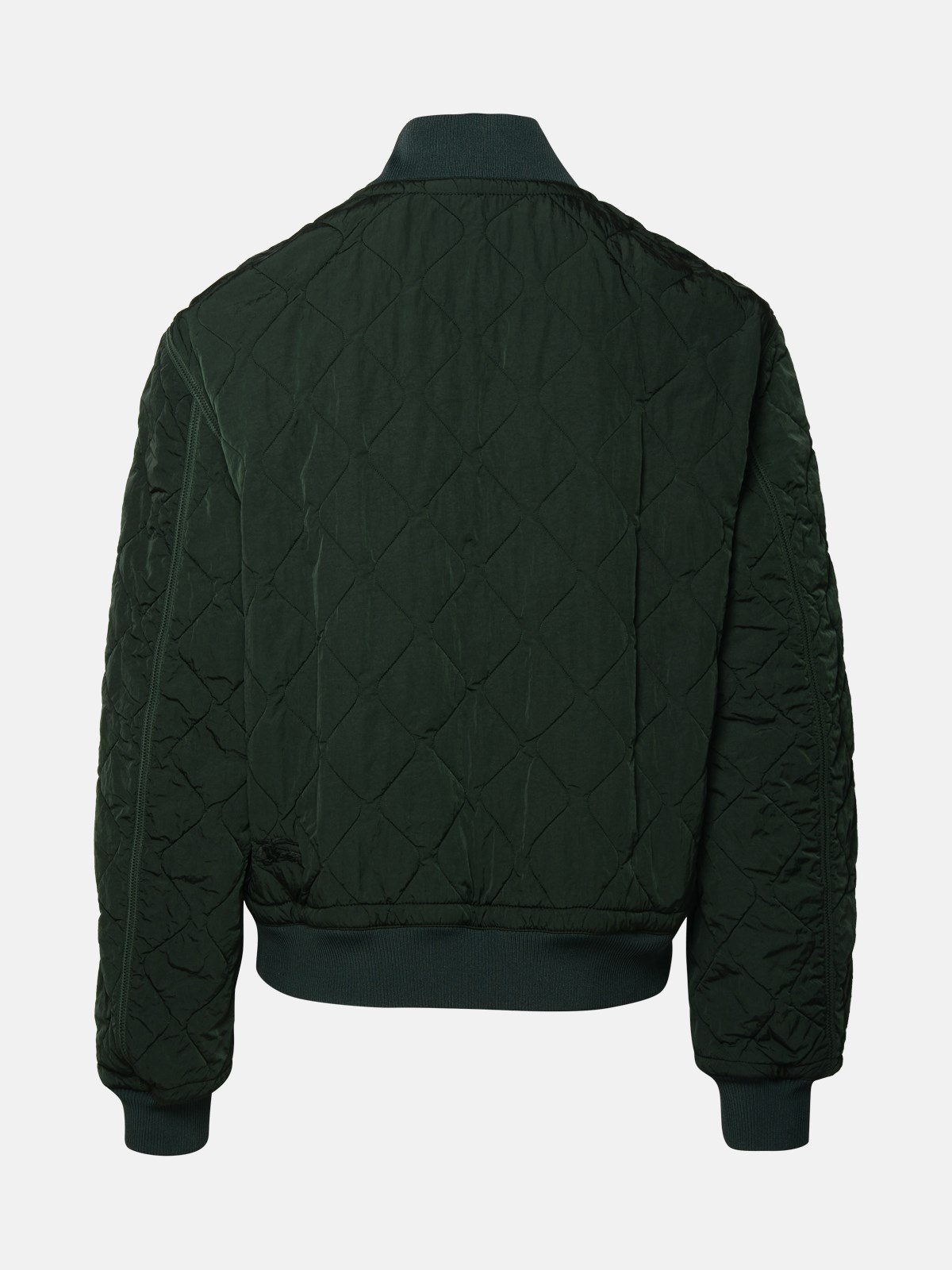 BOMBER JACKET IN GREEN NYLON - 3